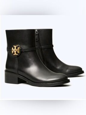 Tory Burch Miller Leather Ankle Bootie- Size 10.5 NWOT